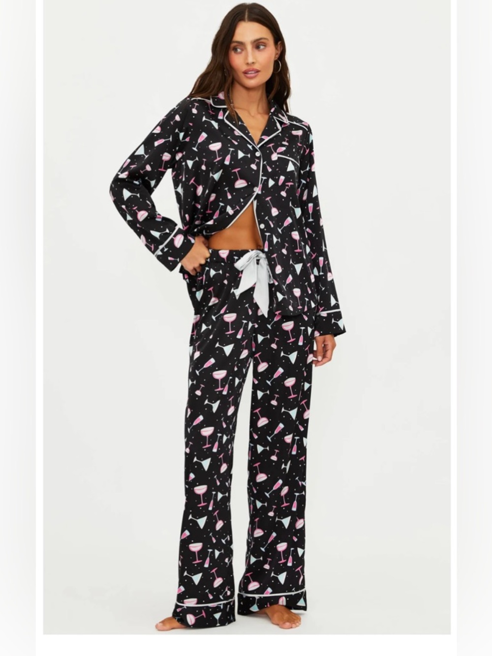 NWT Beach Riot martini pajama set
